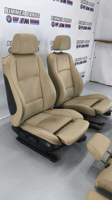 Bancos BMW Serie 1 (E82) Pack M Bege Couro Aquecidos
