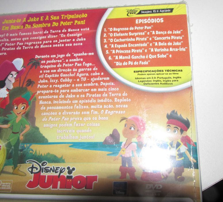 Jake "O Regresso Do Peter Pan" - DVD