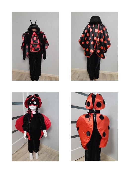 Костюм жука,бедрика,сонечка,божої корівки,промінчик,метелик,джмеля,