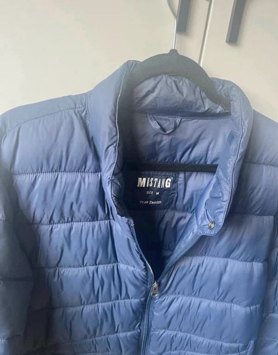 Kurtka męska Mustang Denim Jacket rozmiar M puchowa przejściowa