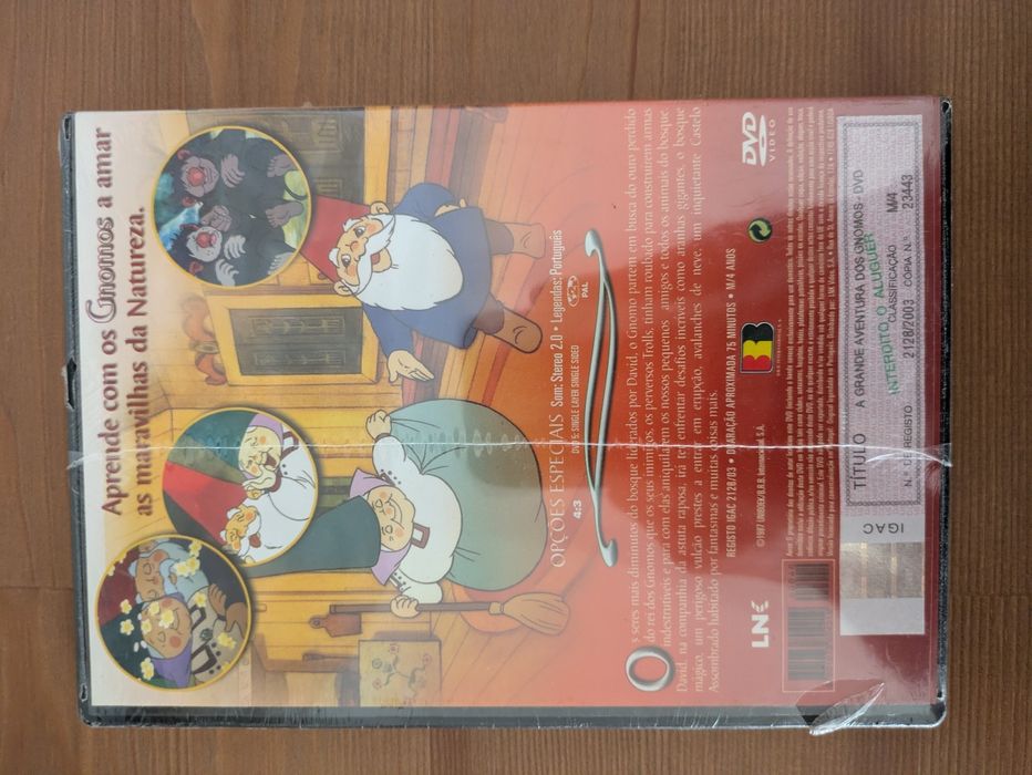 DVD NOVO e SELADO " A Grande Aventura dos Gnomos " SOL