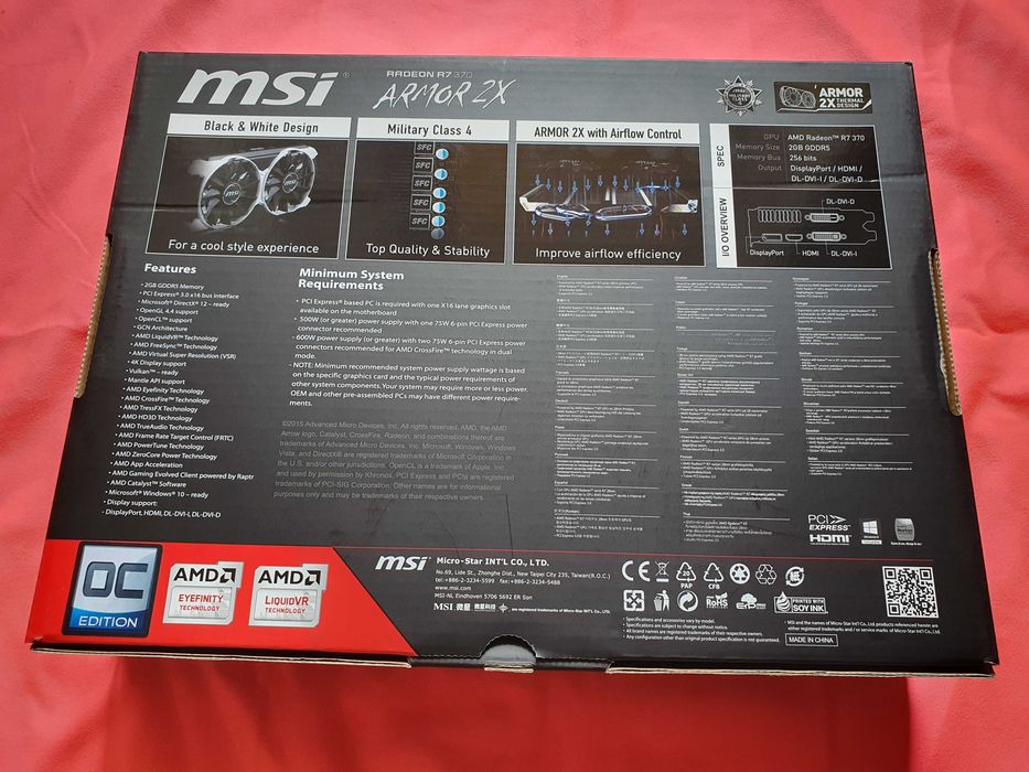 MSI Radeon R7 370 2GB 256bit OC