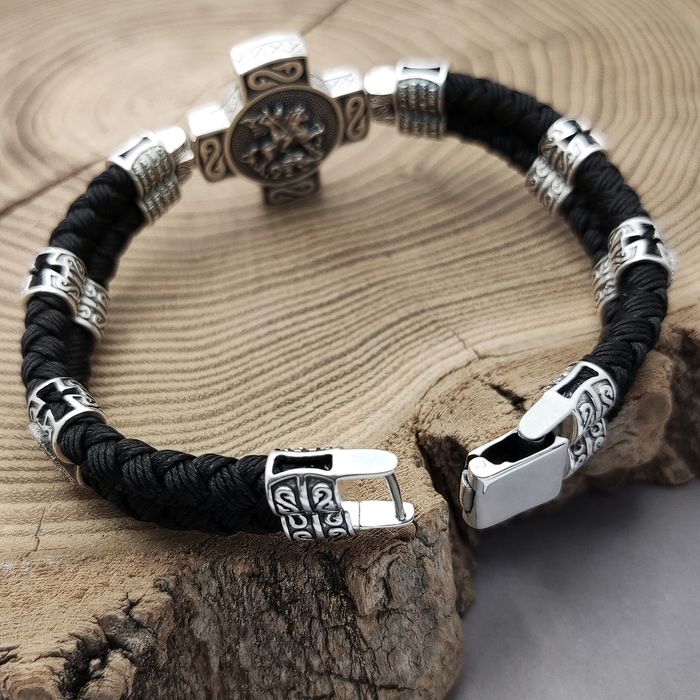 Православний чоловічий браслет «Спаситель»