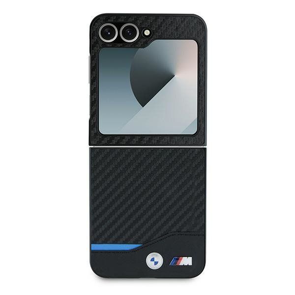 Etui BMW Z Flip6 / Z Flip7 FE Czarny Hardcase Carbon Blue Line