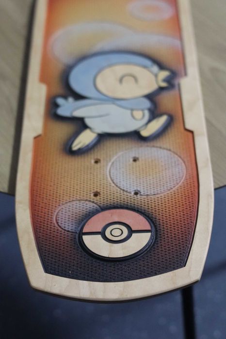 Колекційний скейтборд Pokémon Center Bear Walker: Piplup Повний набір