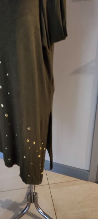 Tunika sweter 46 oliwkowa