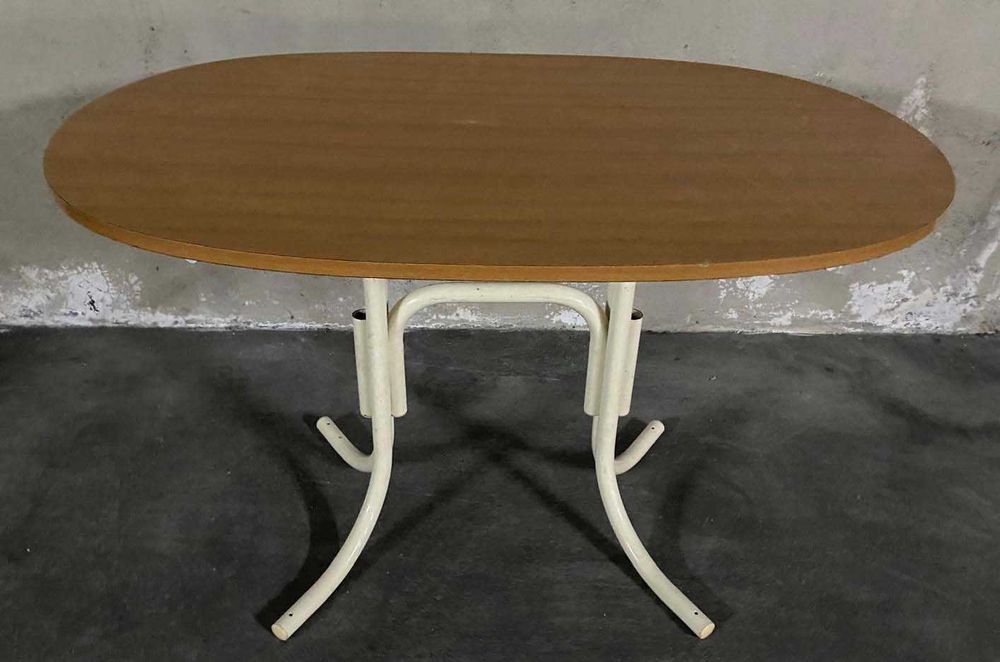 Mesa Oval de Cozinha com 2 Cadeiras