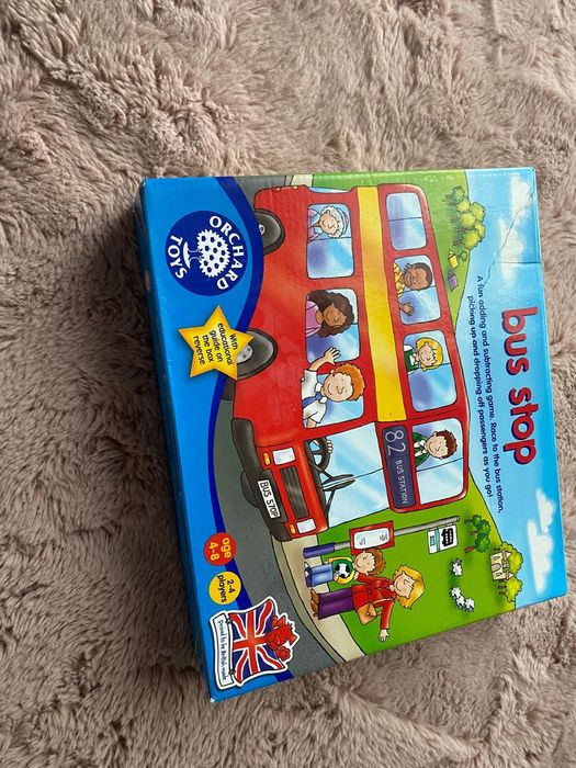 Gra planszowa po angielsku, przystanek autobusowy