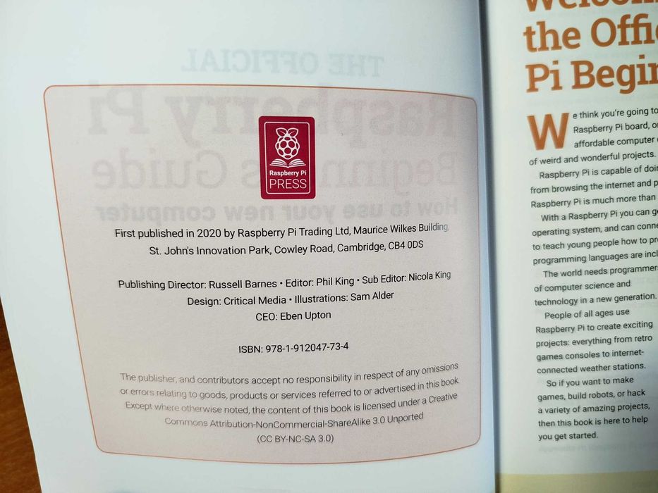 Книга руководство Raspberry Pi