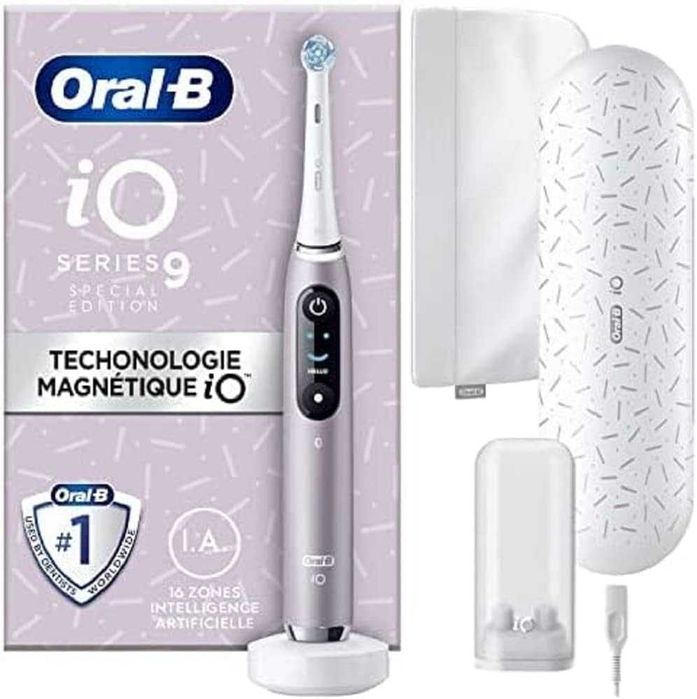 зубна щітка електрична  Oral-B iO9 лімітована серія колір Aqua i rose