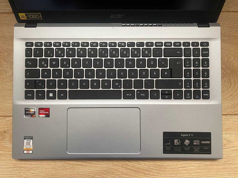 Ноутбук Acer Aspire 3 A315-44 (Ryzen 7 5700U 16x1.8GHz, 16Gb, 256Gb)