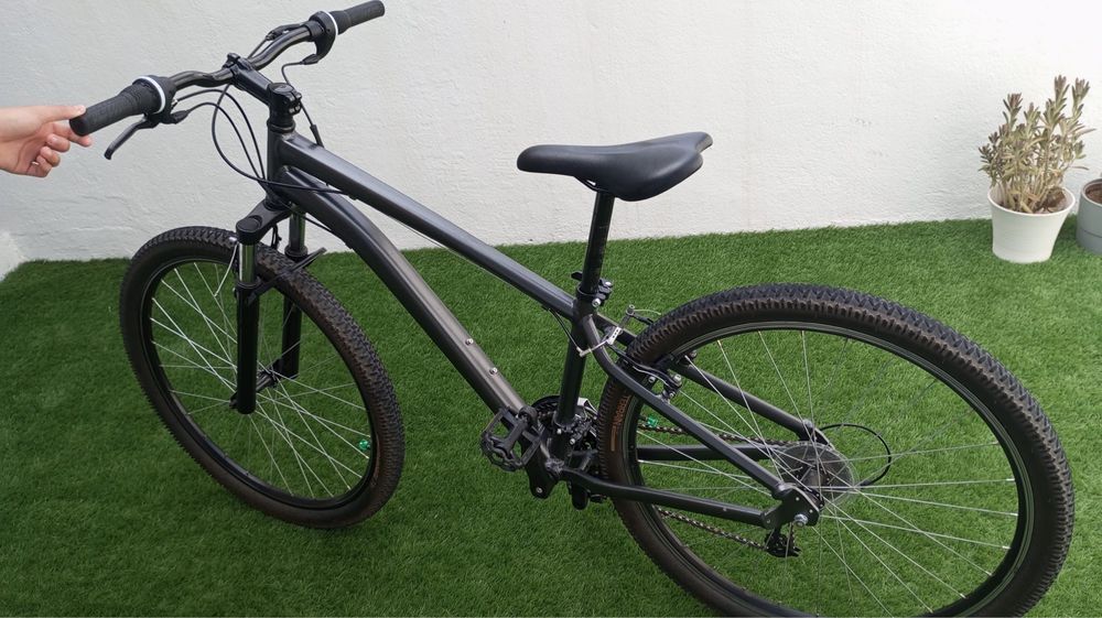 Bicileta Rockrider ST 100, Cinza,  M, roda 27