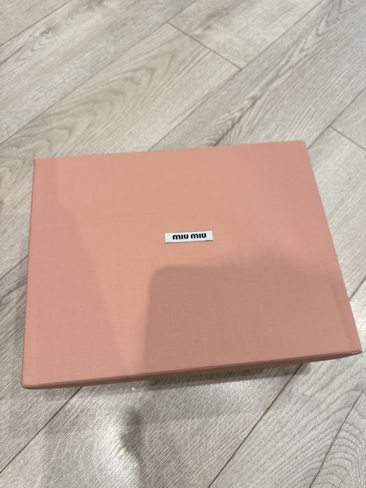 сумка-поше Miu Miu Nappa Leather Pouch