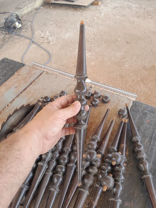 Torneados em madeira