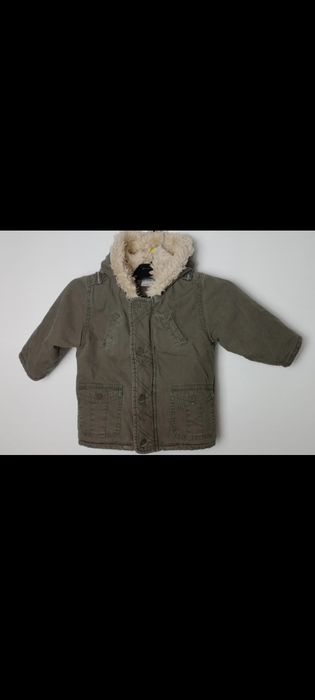 Kurtka na kożuszku Ladybird dla dziecka9-12 m khaki