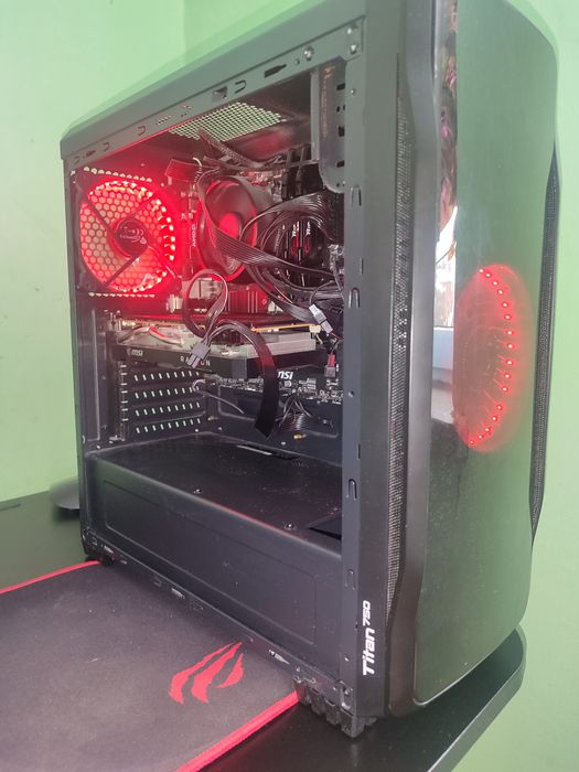 Mocny PC do gier Ryzen 5 5600 + RX 5700 XT | 16GB RAM | SSD 1TB