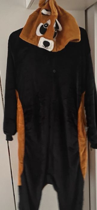 Panda kustium pizama rozmuar M oversize