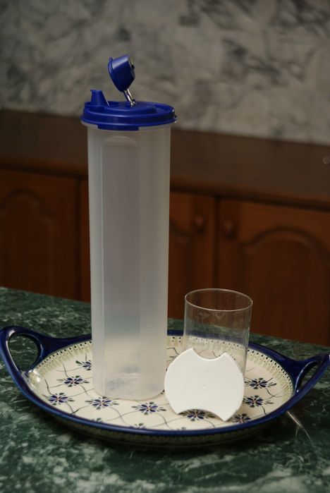 TUPPERWARE pojemnik do oleju lub spaghetti dwa w jednym +GRATIS