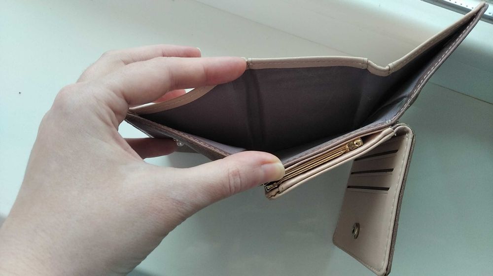 Кошелек женский гаманець новый кожа обмен