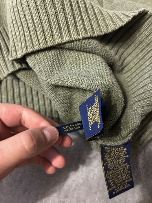 Светр Polo Ralph Lauren зелений розмір XL з логотипом