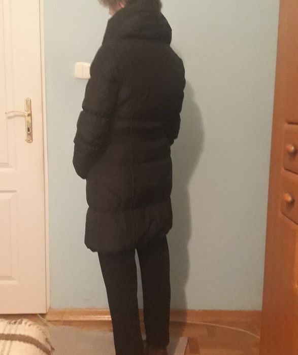 Orsay Płaszcz jesień- zima,ocieplany z otulającym kołnierzem roz.S