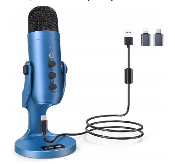 Profesjonalny mikrofon z wejściem USB ZealSound K66