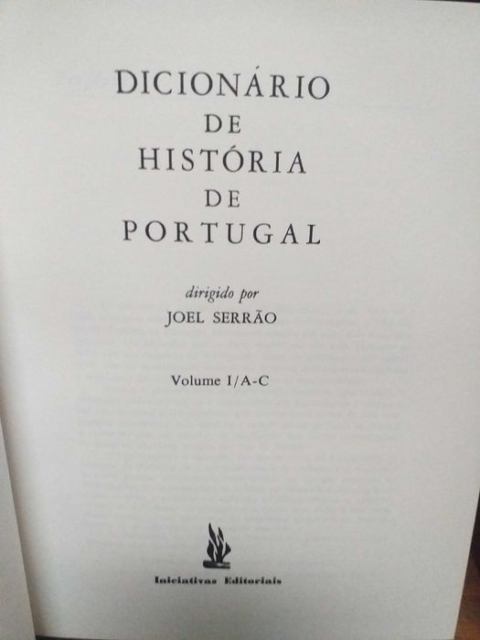 Dicionário de História de Portugal (dir. Joel Serrão) (6 volumes enc)