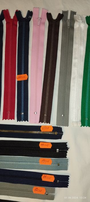 Продаю застёжки молния.