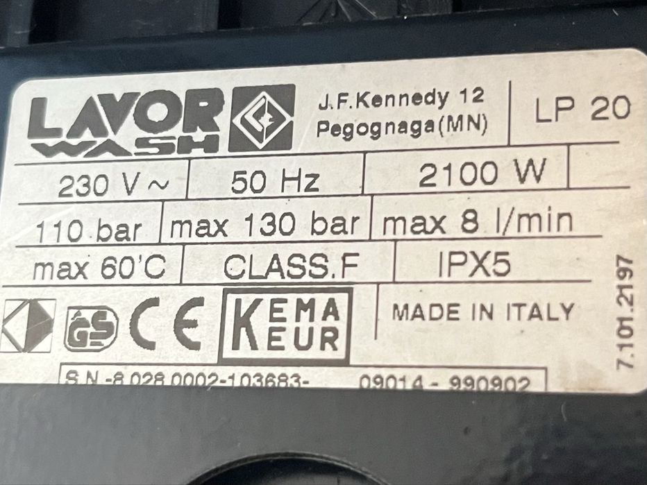 Lavadora alta pressao