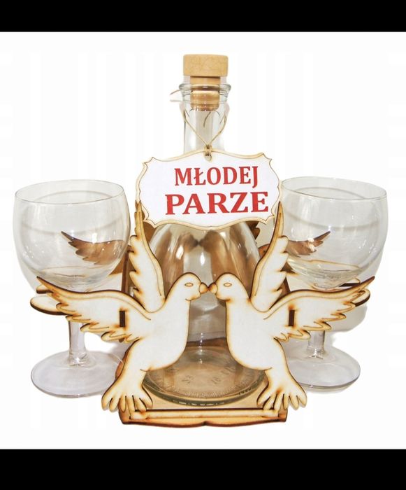 Prezent rocznica ślubu młoda para nowe