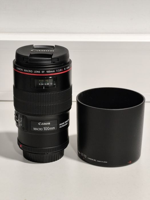 Canon 100mm 2:8 L.  macro - nova
