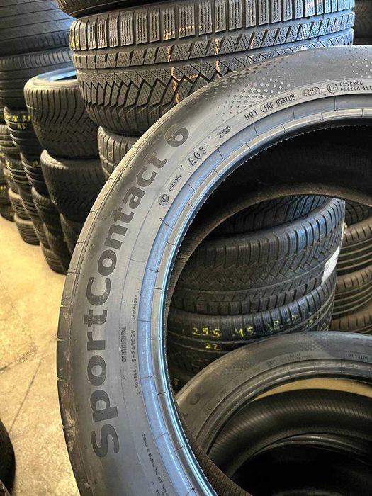 285/45 R21 CONTINENTAL SPORTCONTACT 6 (85-95% протект) Склад Б-У Шин!