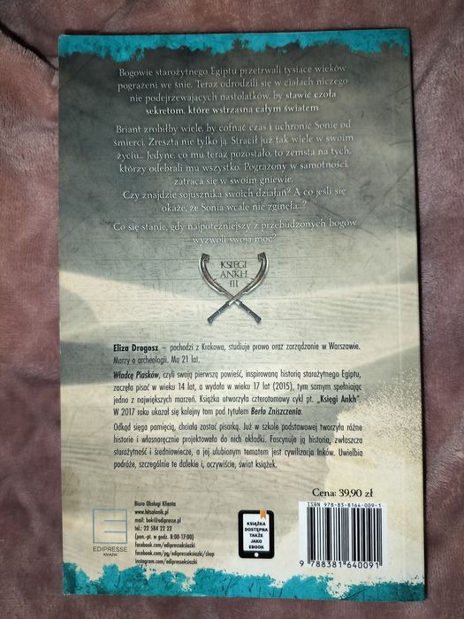 Ostrze nocy Eliza Drogosz