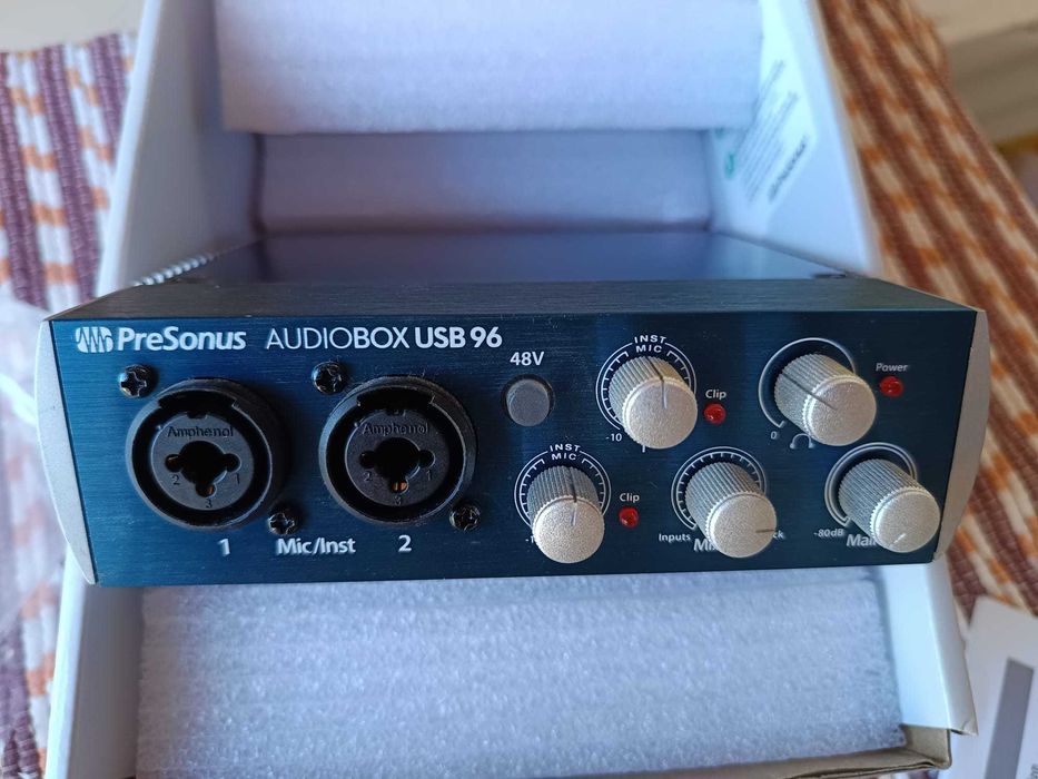 Presonus audiobox interface de gravação USB 2.0 de 24bits/96kHz