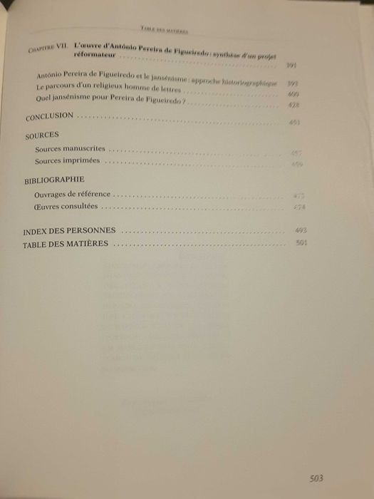 Crónica de D. João de Castro / Jansénisme et Réforme de l´Église