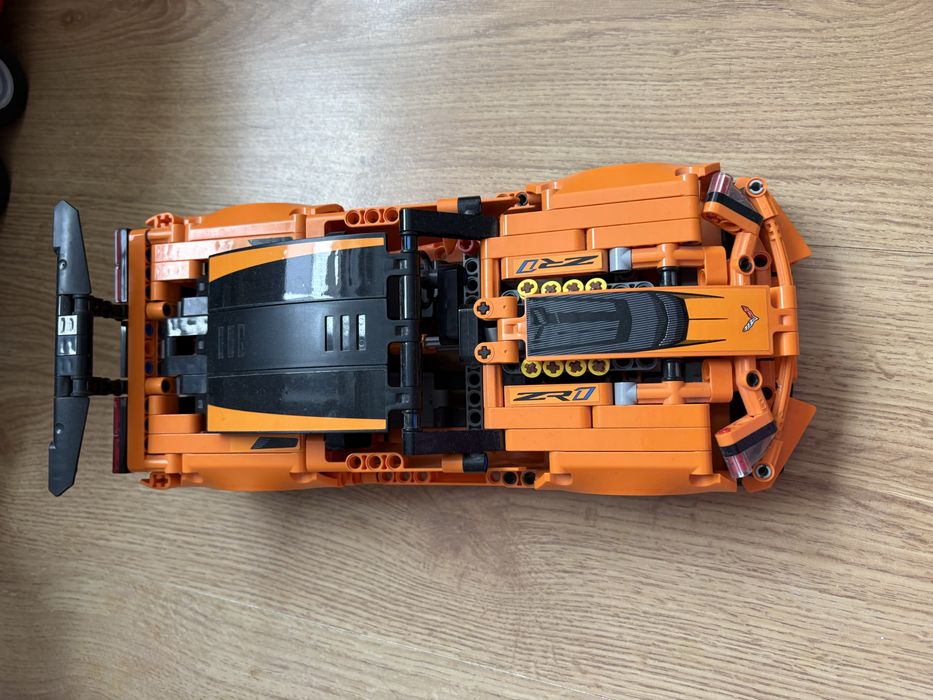Duża laweta lego technic + 3 samochody lego technic