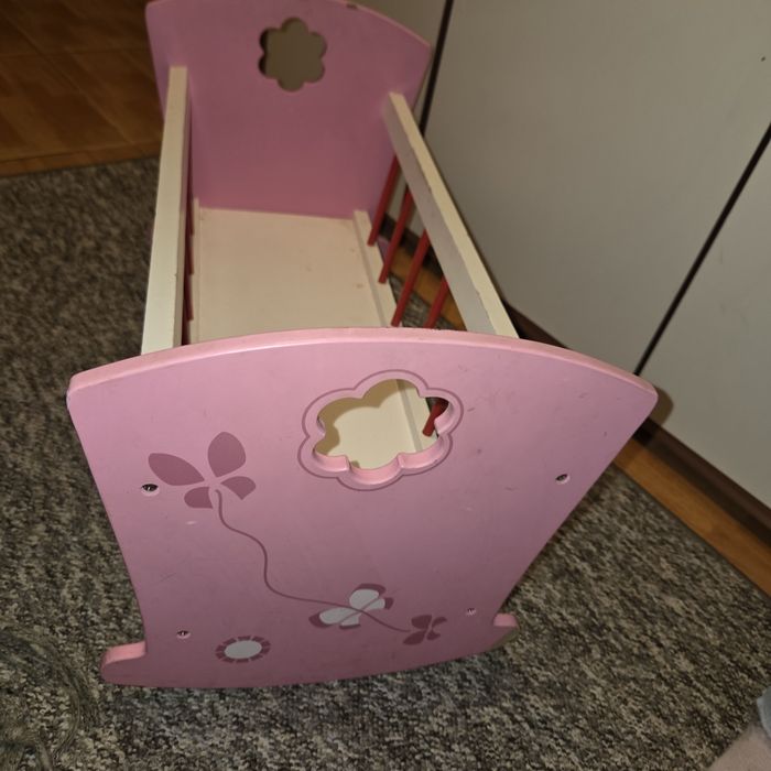 Lozeczko kolyska dla lalek