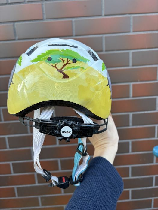 Kask rowerowy dziecięcy UVEX Kid 2 dla dziecka w zwierzatka