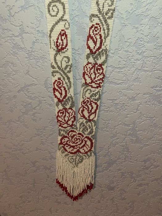 Гердан розы в серебре