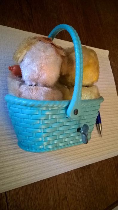 Brinquedo com corda cesto com cães64751450357121123