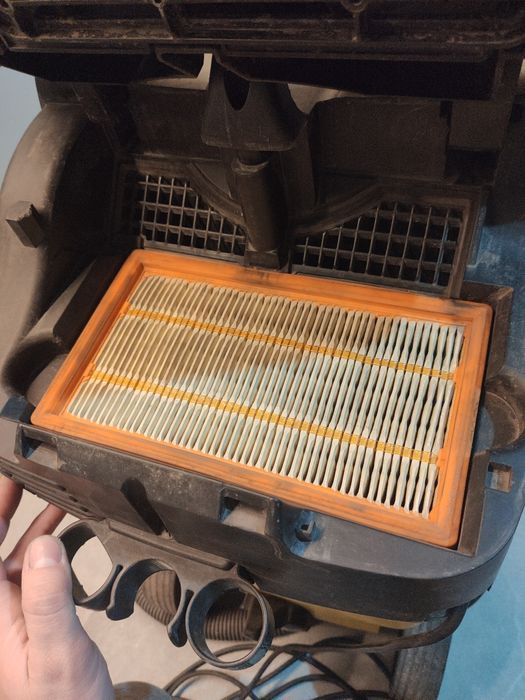 Пилосос будівельний karcher nt 45/1 tact te l. Автоочистка фільтра