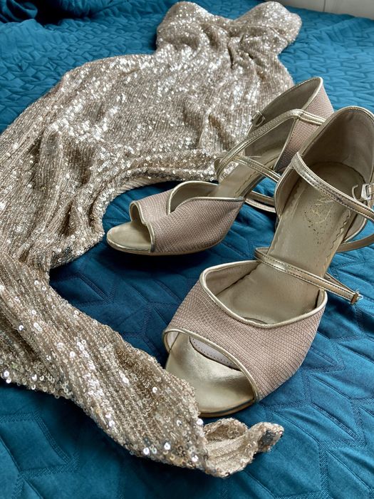 Buty do tańca tanga latino ślubne 37 Akces dance