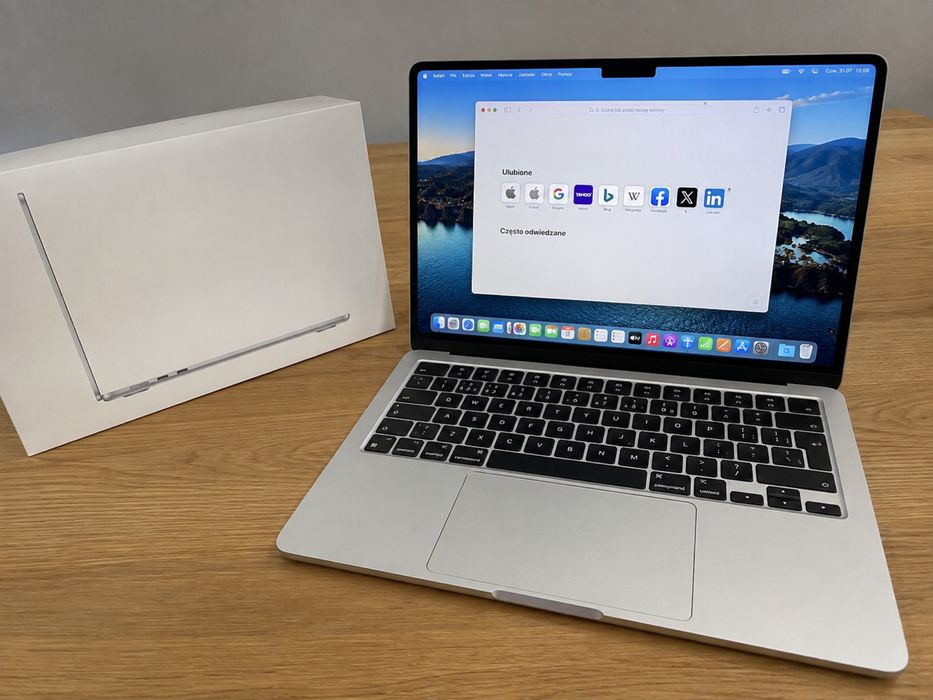 Laptop MacBook Air m4 16gb 256gb srebrny
