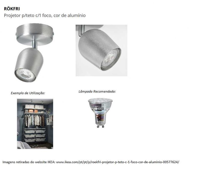 IKEA :: Candeeiro de tecto - Rökfri | NOVO