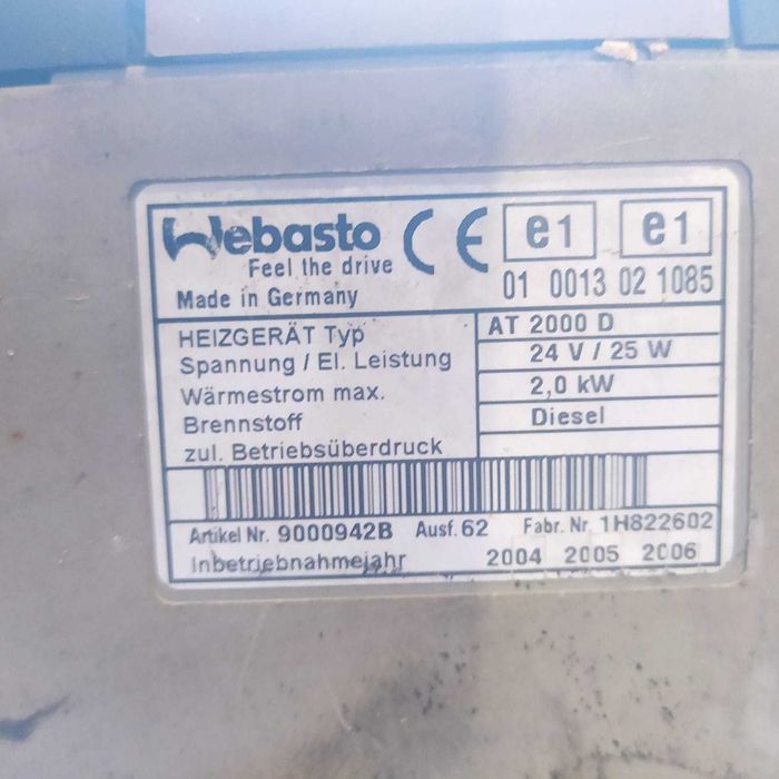 AIR TOP 2000 ogrzewanie wewnętrzne