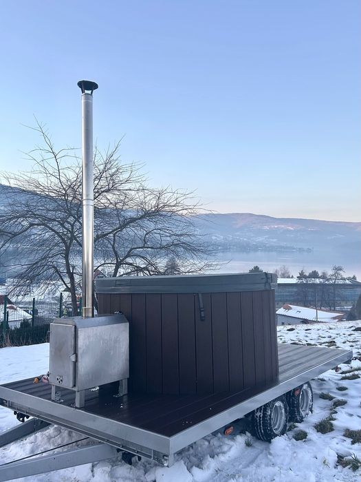 Mobilna balia, jacuzzi do wynajęcia