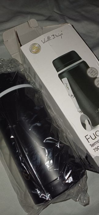 termos obiadowy na zupę 750 ml, obiad VIALLI DESIGN FUORI, nowy