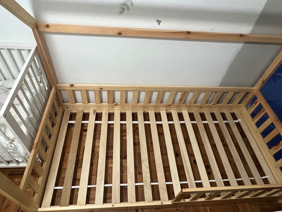 Cama + estrado + colchão