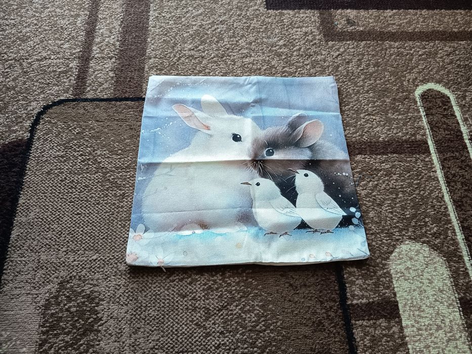 Nowa poszewka na poduszkę Zwierzęta