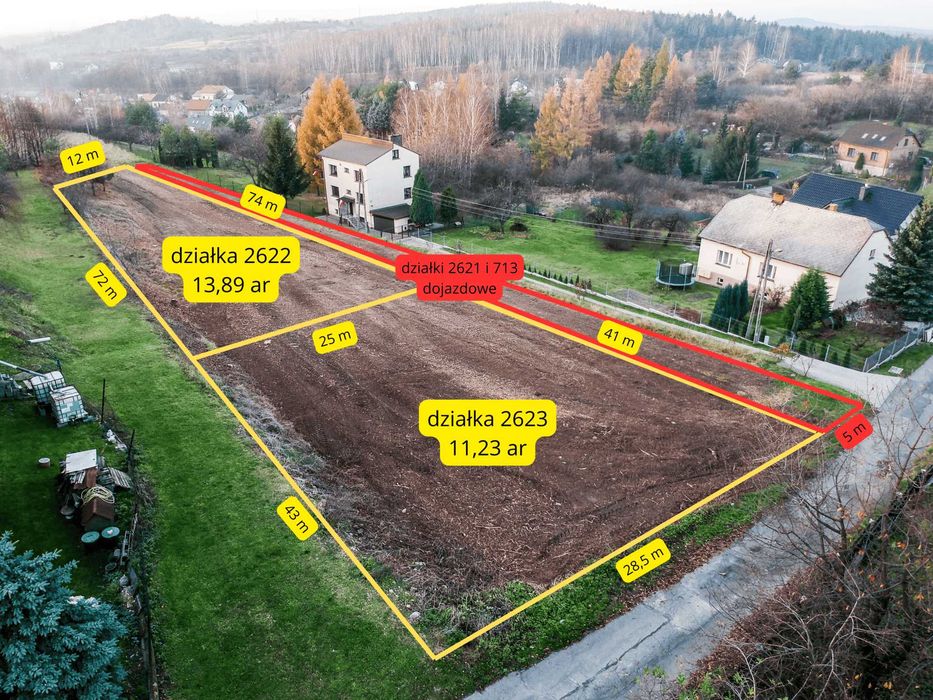 Działka 1123 m2 z warunkami zabudowy